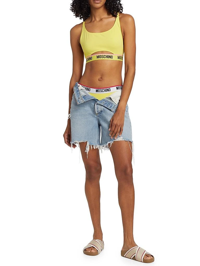 Moschino Donna Logo-Detailed Bikini Top 2