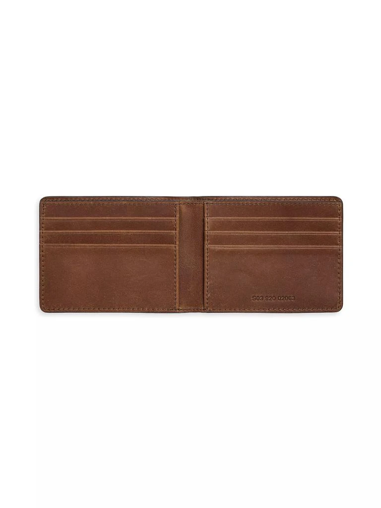 Shinola Slim Leather Bi-Fold Wallet 2
