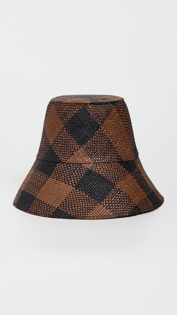 JOHANNA ORTIZ Iconic Black/Wood Heaven and Earth Hat