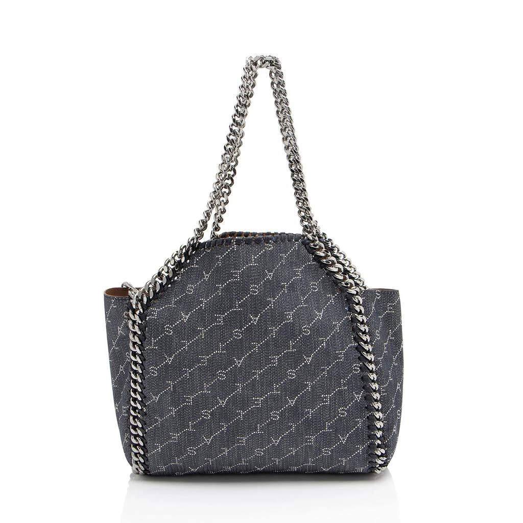 Stella McCartney Denim Logo Falabella Reversible Mini Tote 3