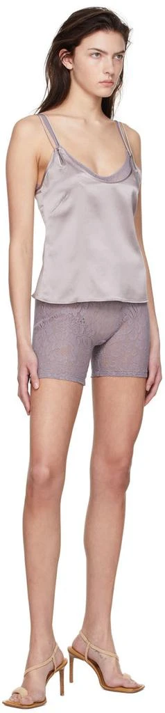 Araks SSENSE Exclusive Grey Silk Camisole 4
