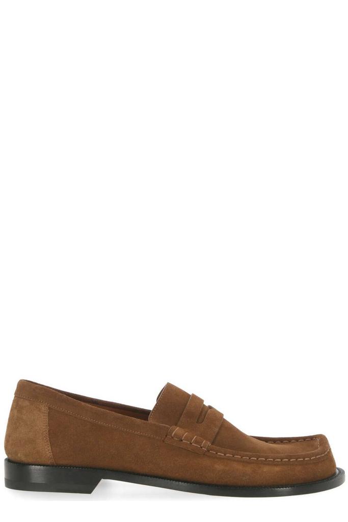 【関税&送料込】Loewe Slippers Loewe Suede Folio Slippers - Business Casual Shoes - BeyondStyle