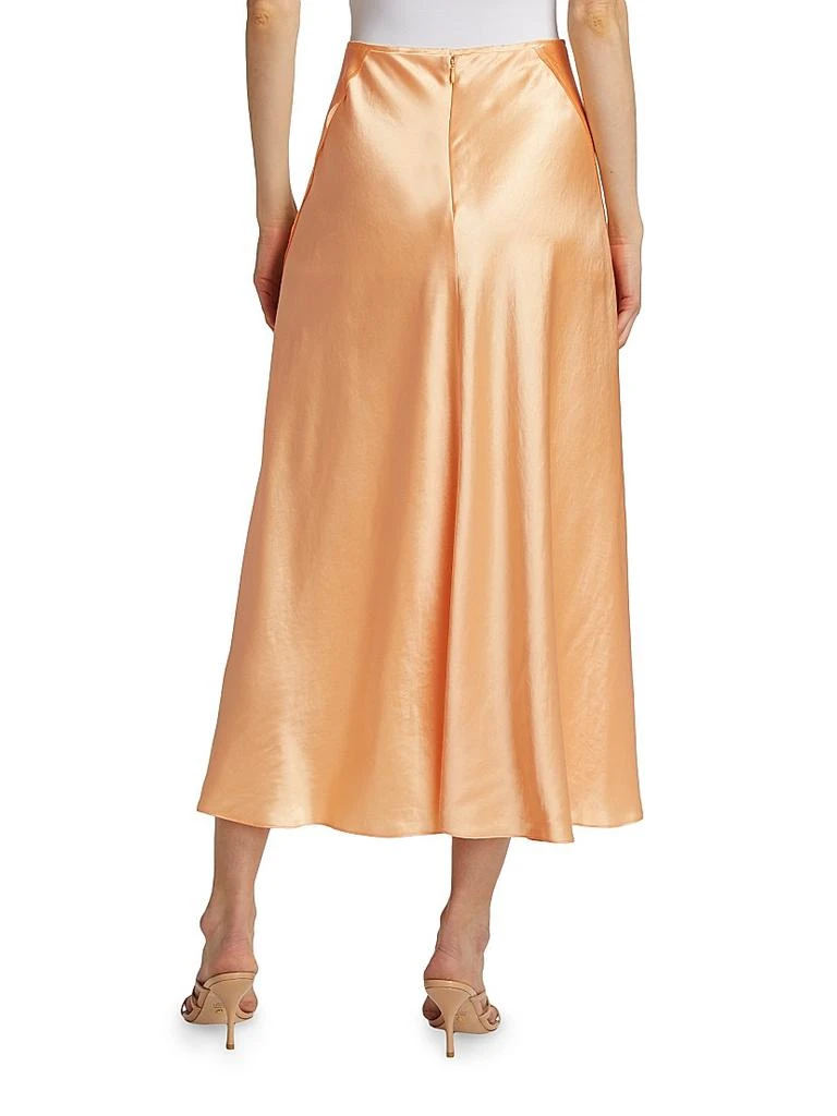 Vince Satin Panelled Slip Skirt 5