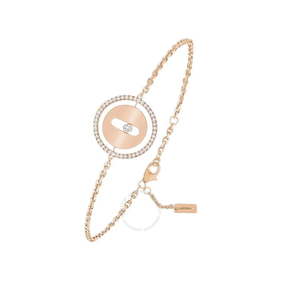 Messika Lucky Move 18k Rose Gold Diamond Bracelet