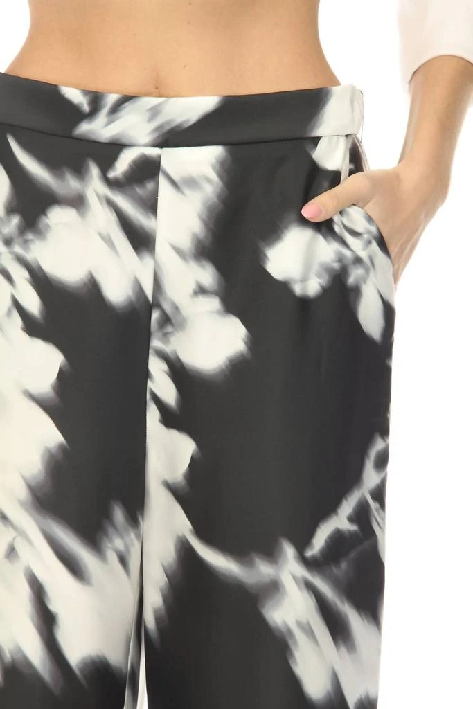 JOSEPH RIBKOFF Joseph Ribkoff - Floral Satin Wide Leg Pants 5