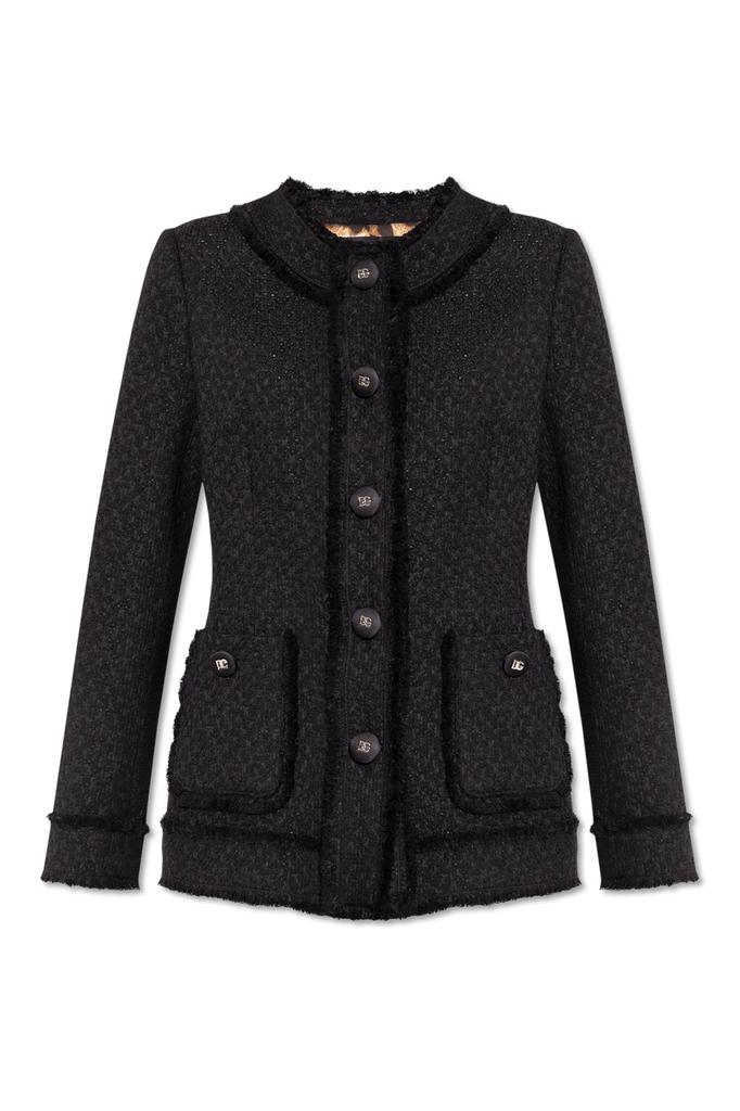 ANTHRACITE GREY TWEED DOUBLE-BREASTED JACKET – On Sale Now ANTHRACITE GREY TWEED DOUBLE-BREASTED JACKET – On Sale Now