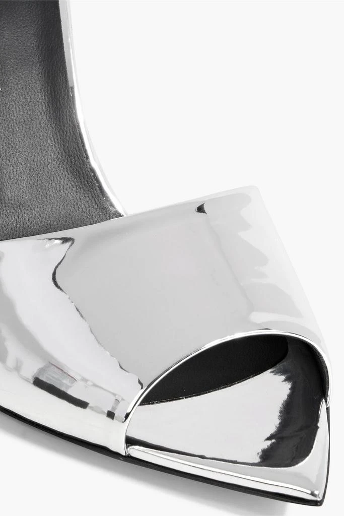 Giuseppe Zanotti Mystero faux patent-leather mules 4