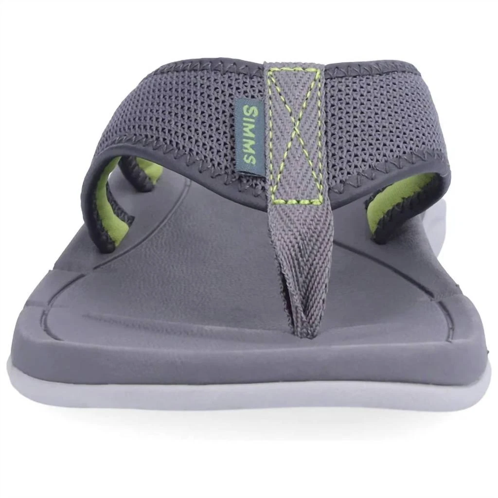 Simms Men's Challenger Flip Flop In Lichen 3