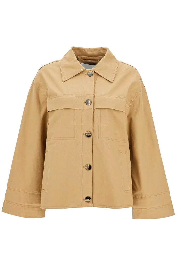 Ganni Ganni Herringbone Knotted Jacket 1