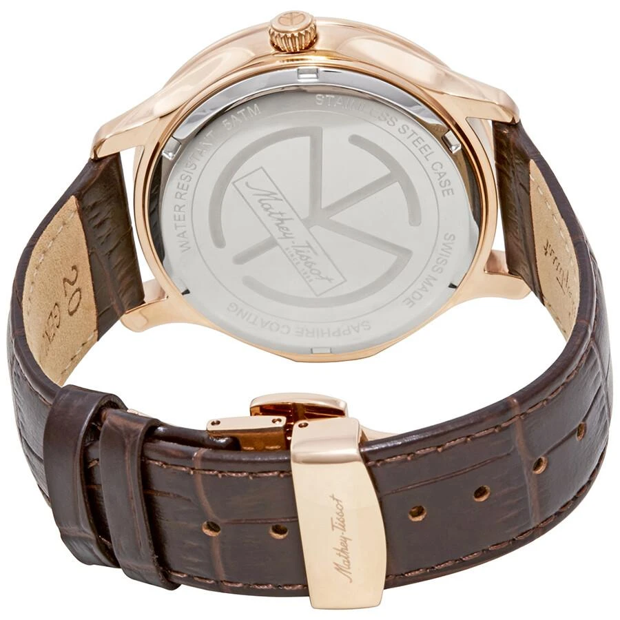 Mathey-Tissot Edmond Quartz Brown Dial Men's Watch H1886QPM 3