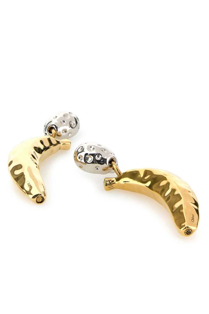 Chloé Two-tone Metal Chloã© Bananas Earrings 2