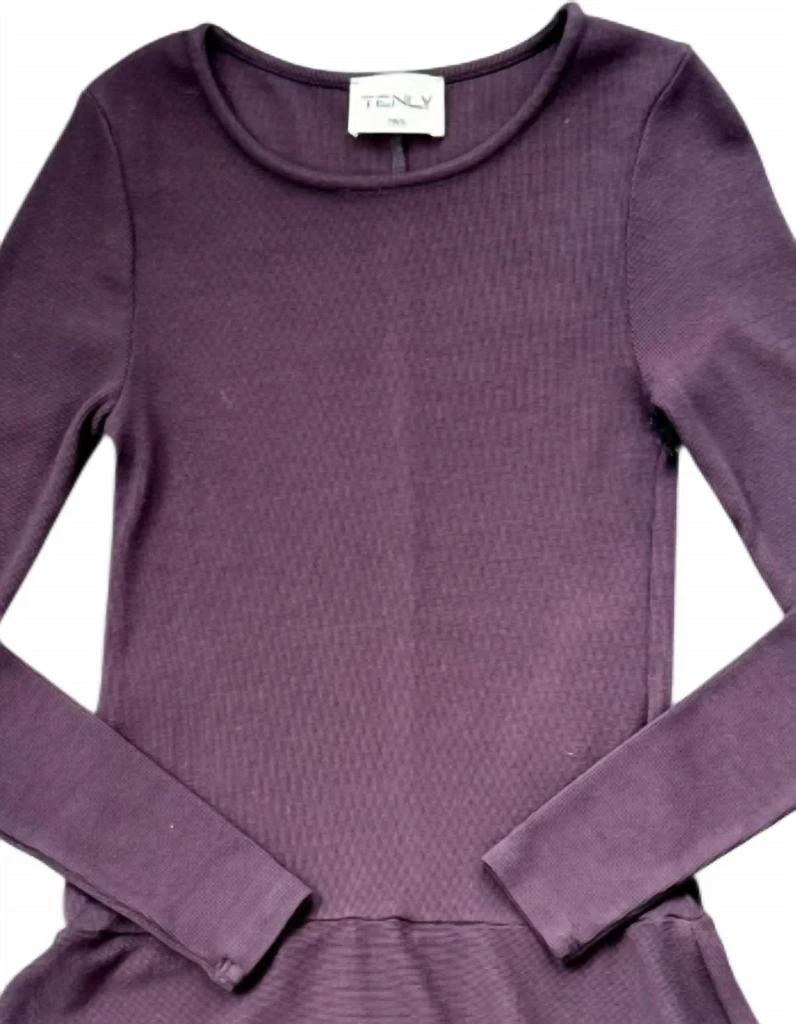 Tenly Tenly - Girl
s Rayon Rib Long Sleeve Tank Dress 2