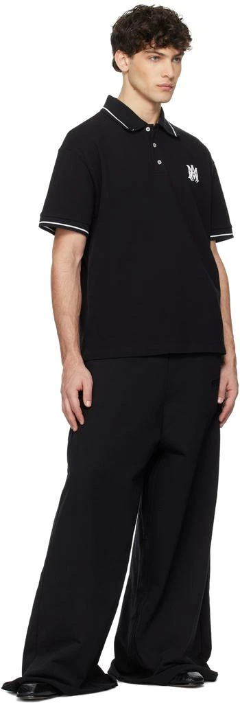 AMIRI Black MA Core Logo Polo 4