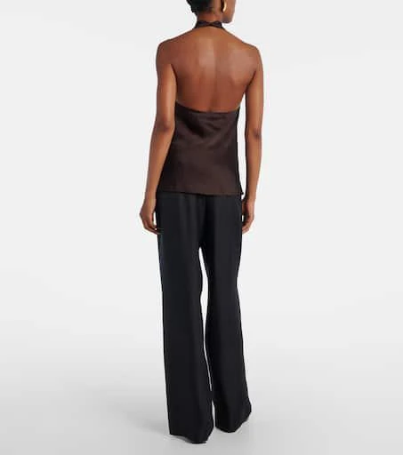 Tom Ford Cutout halterneck satin top 3