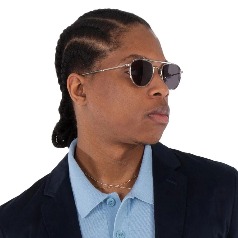 Mr. Leight ROKU II S Lava Pilot Titanium Sunglasses ML4015 PLT-PW/LAVA 48 2