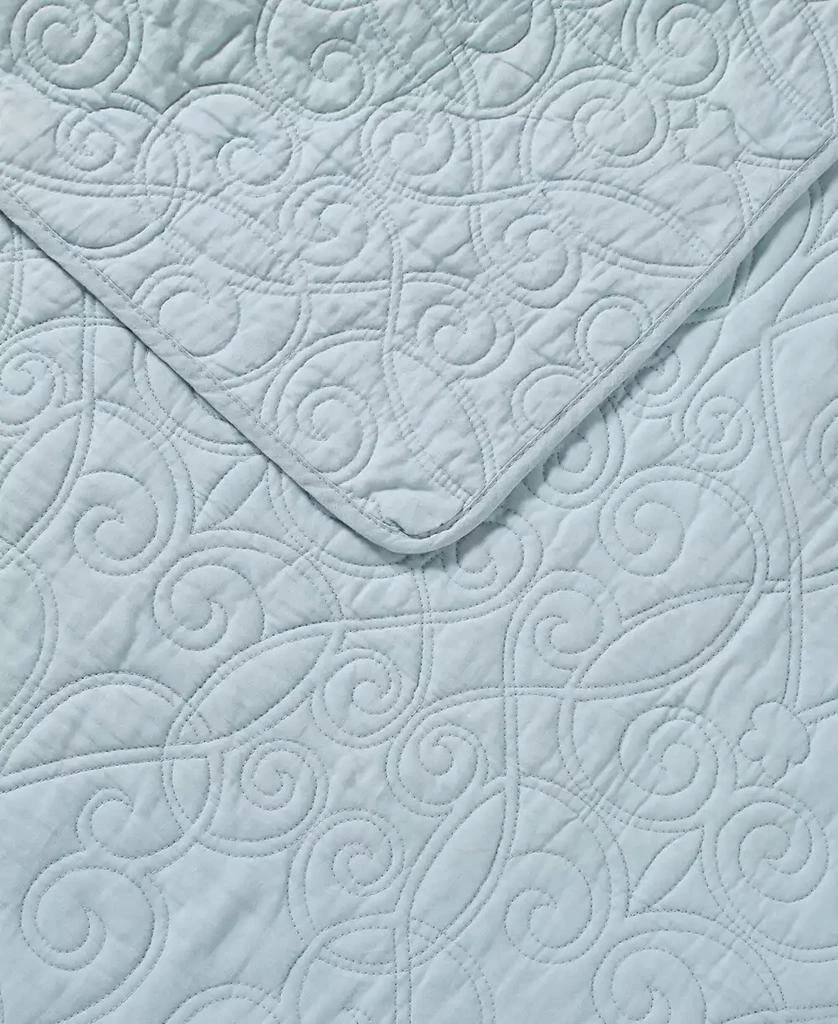 Laura Ashley Felicity Cotton Reversible 2 Piece Quilt Set, Twin 8