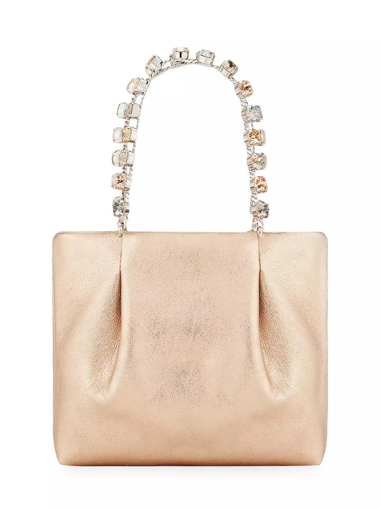 Aquazzura Galactic Crystal-Embellished Mini Tote Bag 1