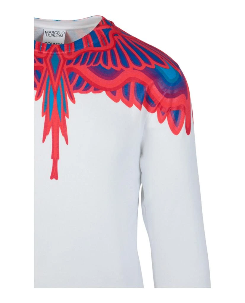 Marcelo Burlon Curves Wings Crewneck Sweatershirt 3