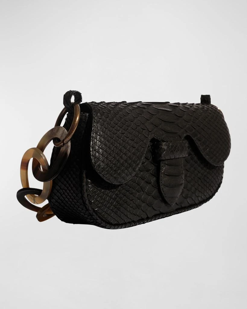 ADRIANA CASTRO Alicia Mini Python Shoulder Bag 2
