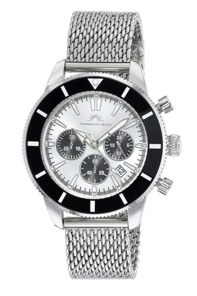Porsamo Bleu Brandon Men's Stainless Steel Silver Watch 1011BBRS 1