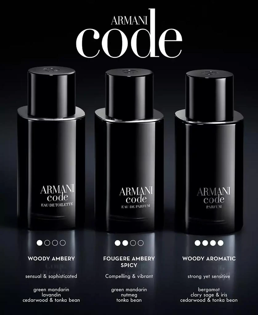 Giorgio Armani Giorgio Men's Armani Code Eau de Parfum Spray, 4.2 oz. 6