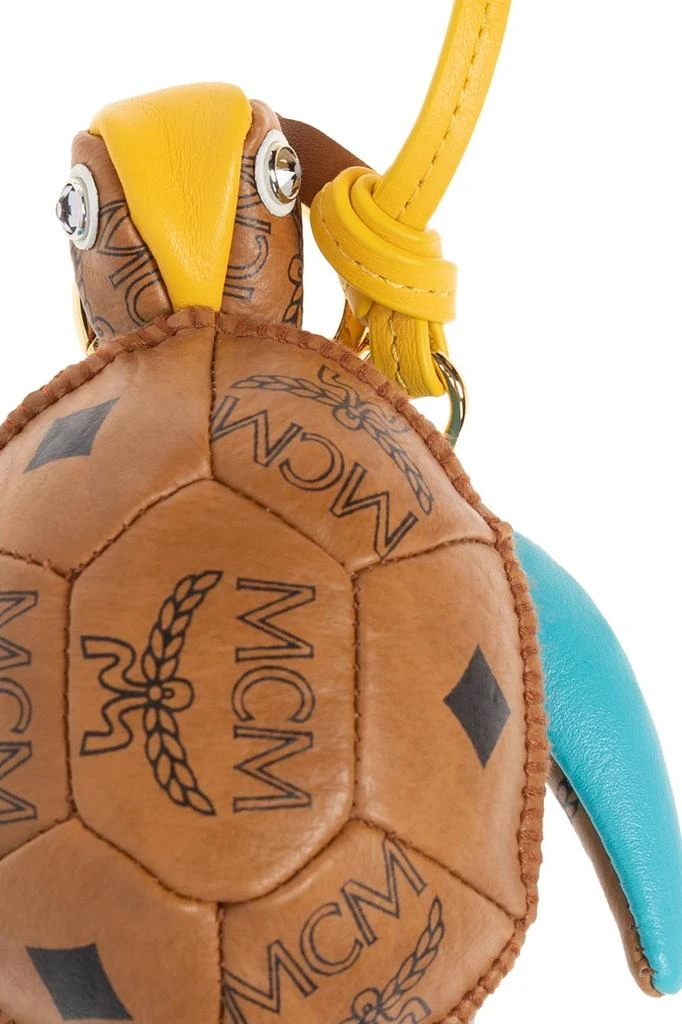 MCM MCM Turtle Motif Logo Printed Keychain 3