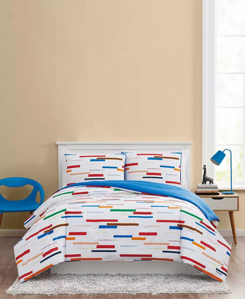 Crayola Serpentine Stripe 2 Piece Comforter Set