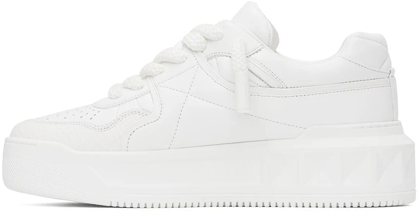 Valentino White One Stud Sneakers 3