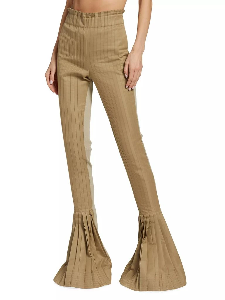 Sacai Cotton Gabardine Flared Pants 3