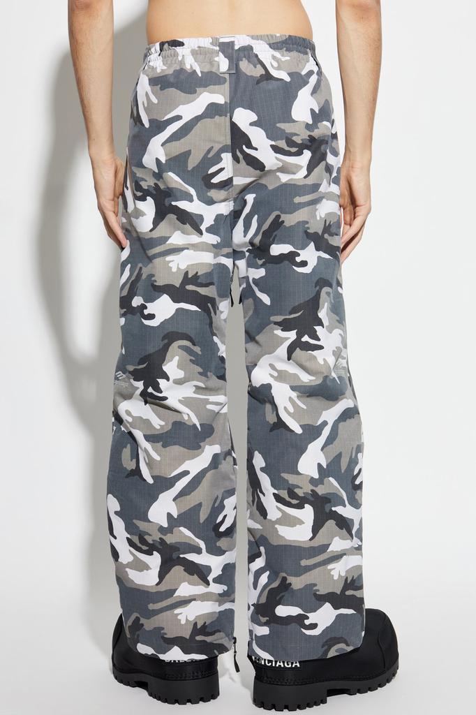 Shop Balenciaga Camouflage Printed Ski Straight-Leg Pants on Sale