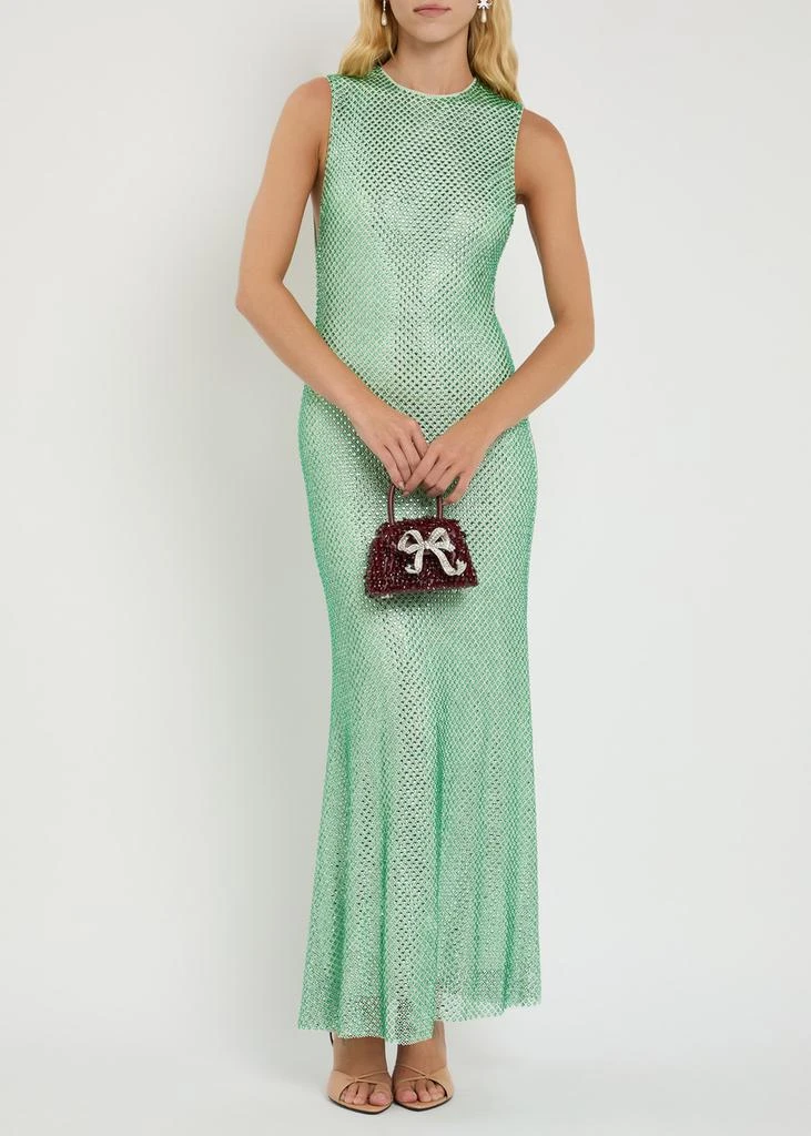 Self Portrait Crystal-embellished mesh gown 4