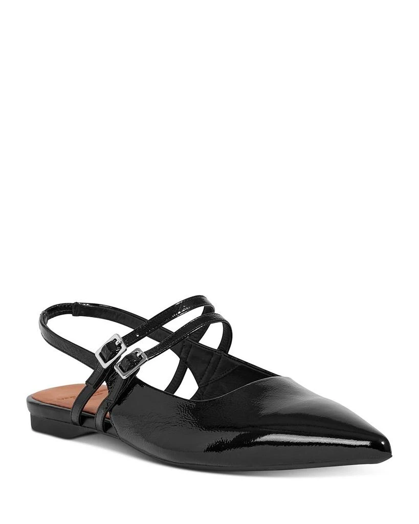 Vagabond Shoemakers Vagabond Women's Hermine Pointed Toe Double Strap Flats 1