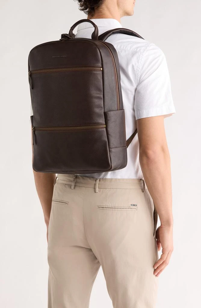Johnston 
Murphy Pebble Leather Backpack 2