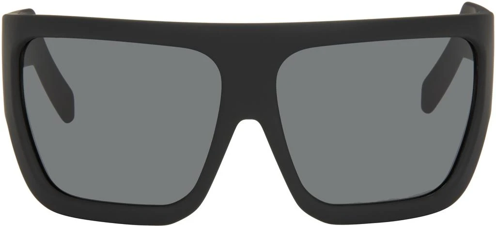 Rick Owens Black Hollywood Davis Sunglasses 1