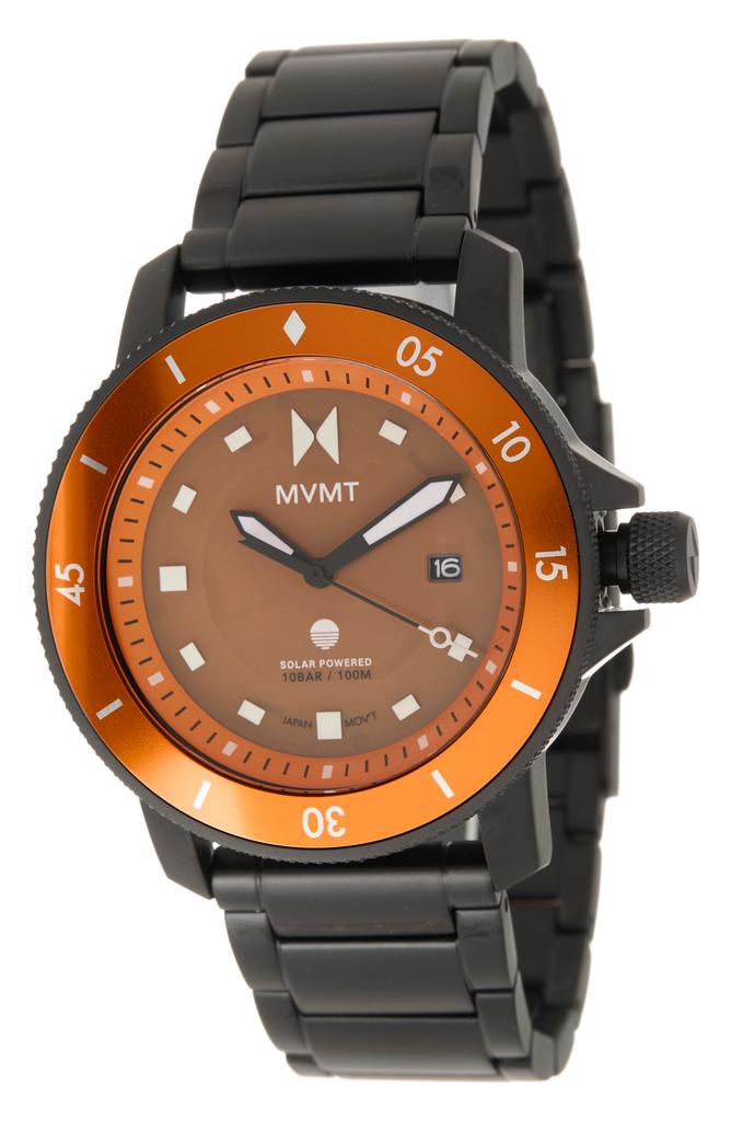 MVMT WATCHES Cali Diver Solar Bracelet Watch, 50mm