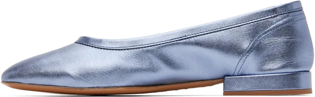 Maryam Nassir Zadeh Blue Serafina Ballerina Flats 3