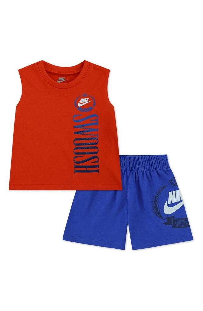 NIKE Swoosh Graphic Tank 
Shorts Set 1