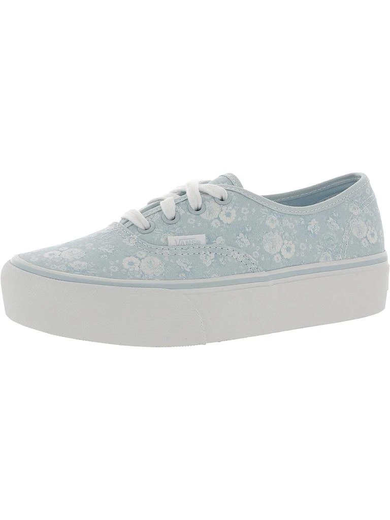Vans Authentic Platform Womens Floral Print Lifestyle Casual and Fashion Sneakers 1