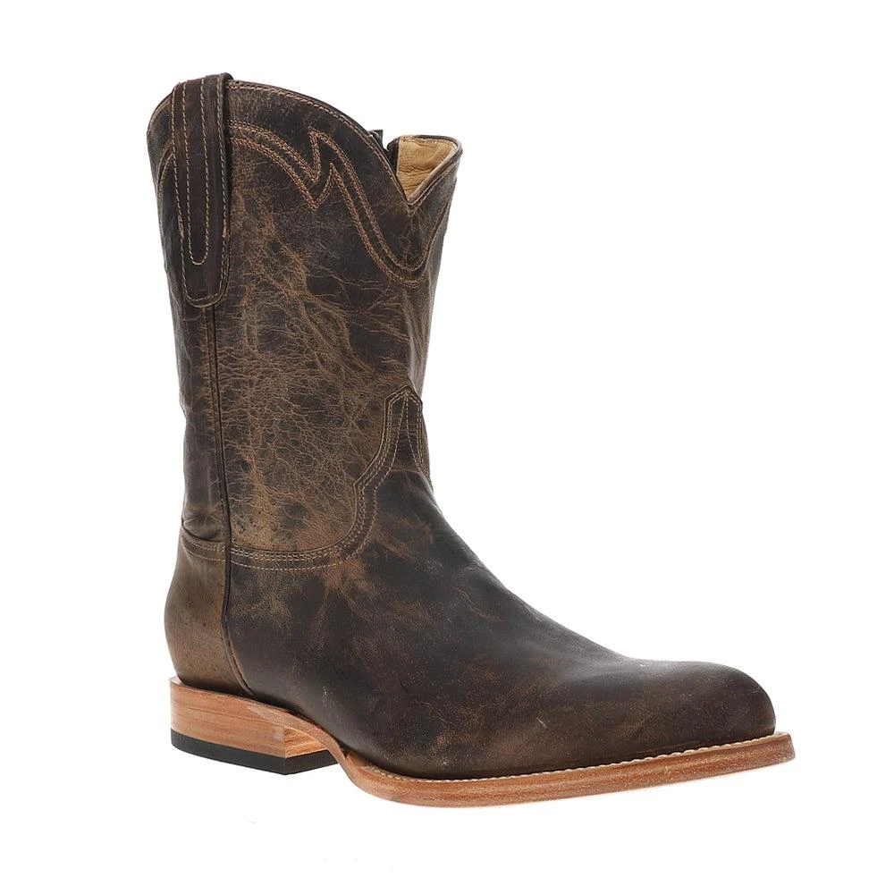 STETSON Roughstock Embroidered Round Toe Cowboy Boots 2