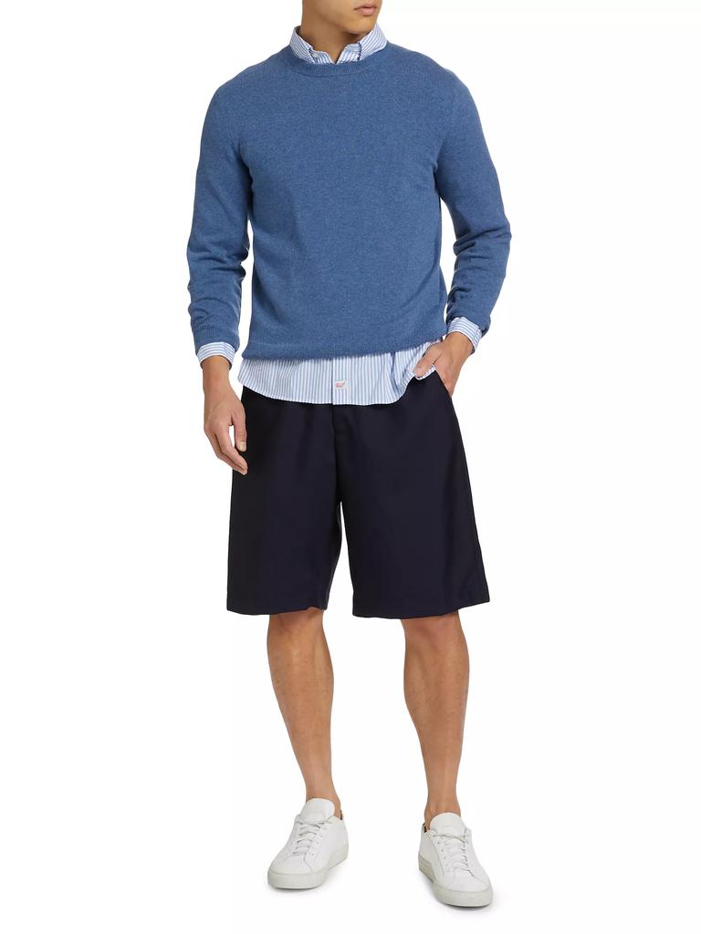 Officine Générale Hank Drawstring Wool Shorts