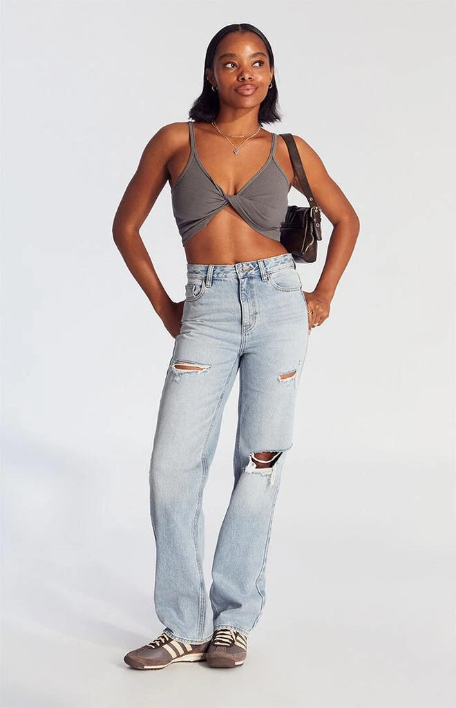PacSun Light Indigo Ripped '90s Boyfriend Jeans 2