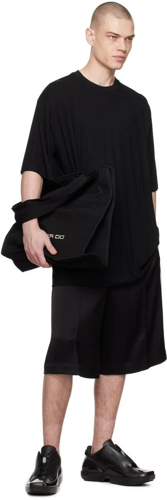 Peter Do Black Oversized Creased T-Shirt 4