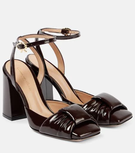 Gianvito Rossi 90 patent leather sandals 1