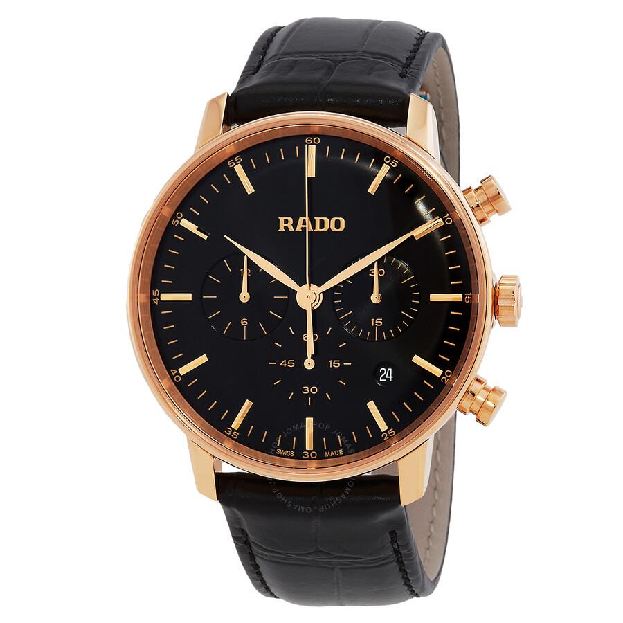 Rado Coupole Classic Chronograph Quartz Black Dial Men's Watch R22911165