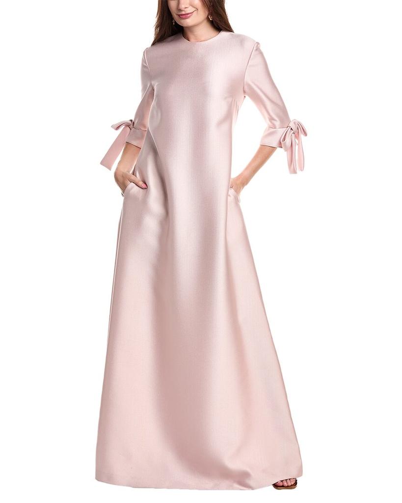 REEM ACRA Jewel Neck Caftan