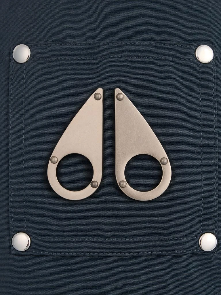 Moose Knuckles Moose Knuckles Kids Down Padded Bomber Jacket in Navy 3