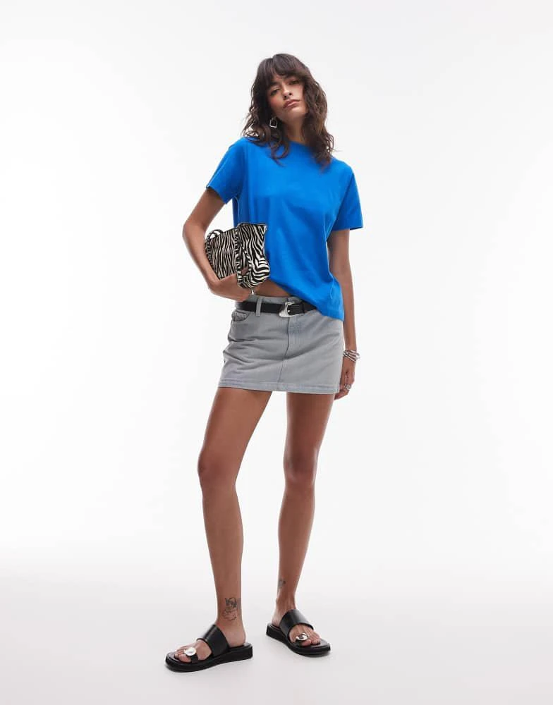 Topshop Topshop boxy tee in cobalt blue 2