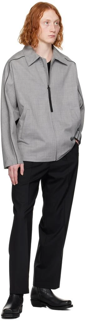 n.hoolywood Gray Zip Jacket 4