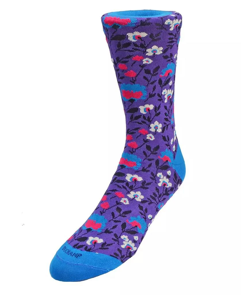 DUCHAMP LONDON Men's Floral Dress Sock 2