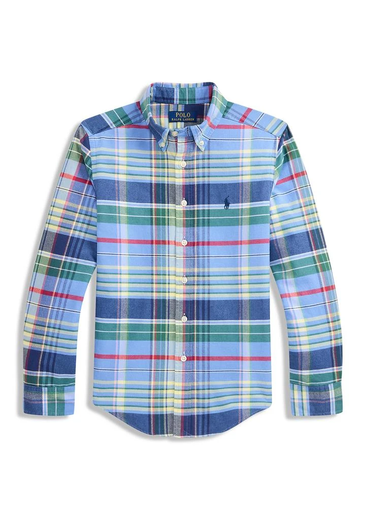 Ralph Lauren Boys 8-20 Plaid Brushed Cotton Oxford Shirt